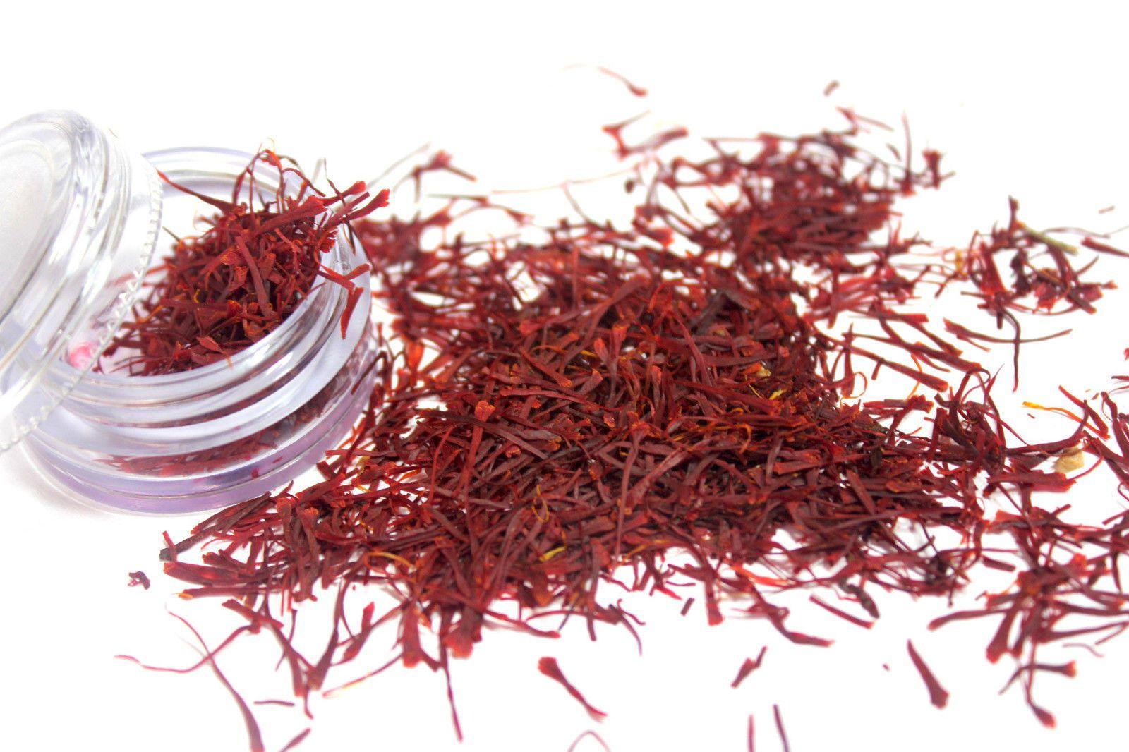 Saffron Threads Close-up
