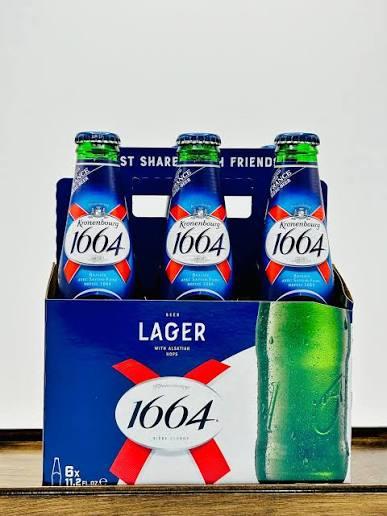 Best Selling Kronenbourg 1664 Blanc 6 Pack Bottles  for sale and export worldwide
