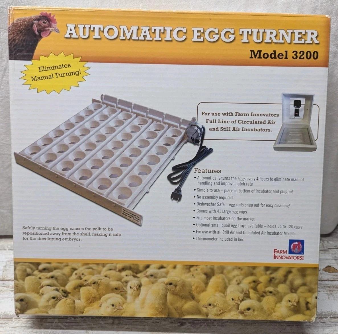Farm Innovators 3200 Chicken Poultry Egg Incubator (Brand New)