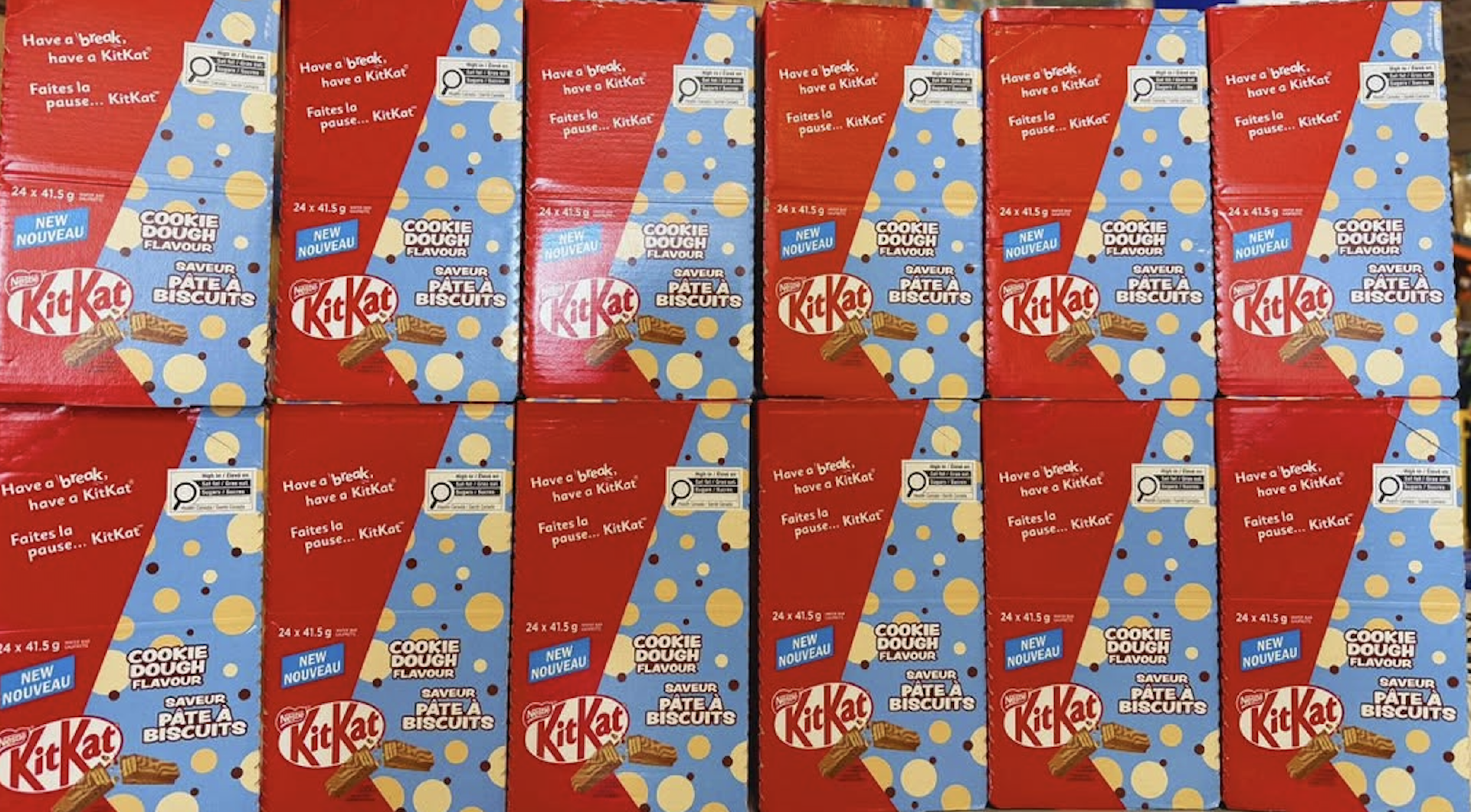 TOP RATED NEW NESTLE KITKAT CHOCOLATE BAR NEW FLAVORS,COOKIE DOUGH,PISTACHIO KUNAFA 24x41.5g FOR SALE