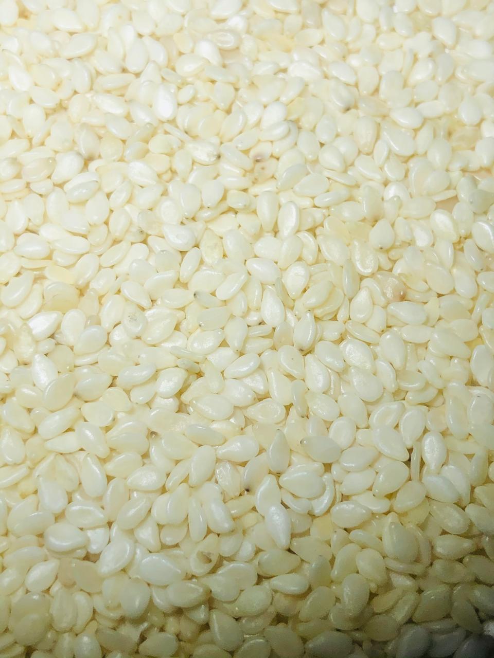 Indian Origin Natural White Sesame Seeds, Hulled Sesame Seeds Sortex Cleaned