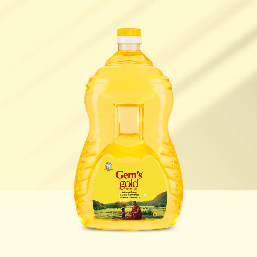 Premium Cold-Pressed Groundnut Oil