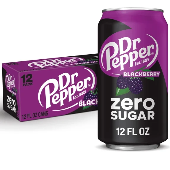 DR PEPPER BLACKBERRY ZERO SUGAR CN, 12OZ/12PKX2