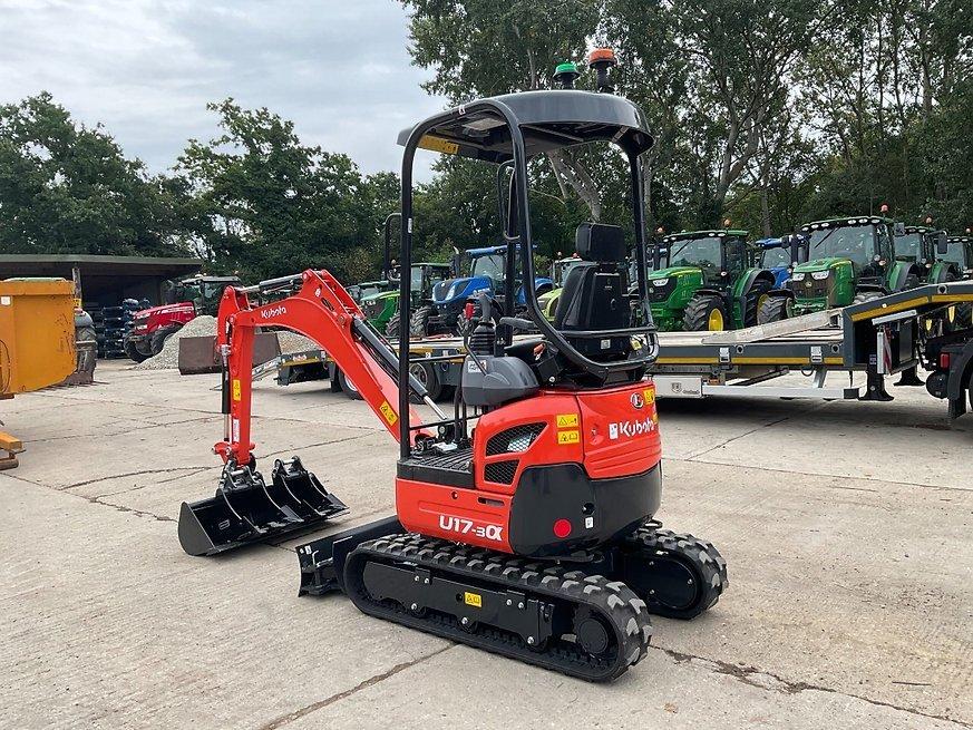 KUBOTA U17-3A + 3 buckets – 1.7T mini excavator 1.7T Excavator (Kubota U17-3a) Used Kubota Mini Excavators