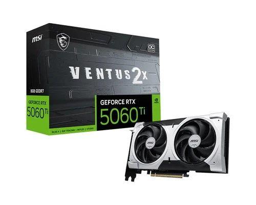 NEW MSI GeForce RTX 5060 Ti Ventus 2X 8GB GDDR7 PCI Express Graphics Card GPU