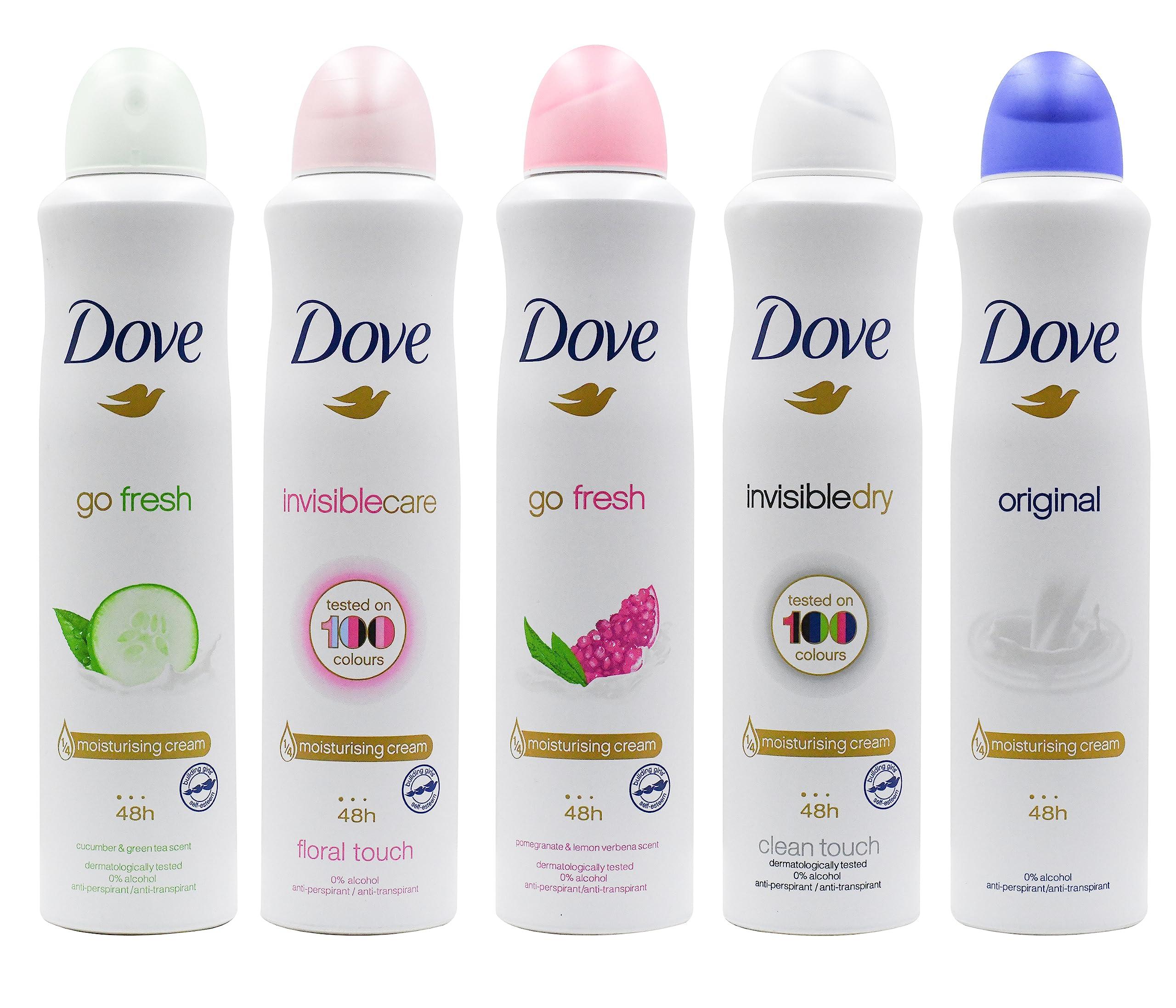 Dove Deodorant Spray Features