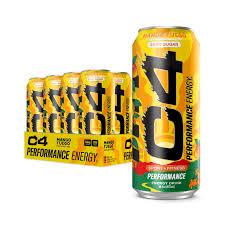 C4 PERFORMANCE MANGO FUEGO CN, 16OZ/12PK