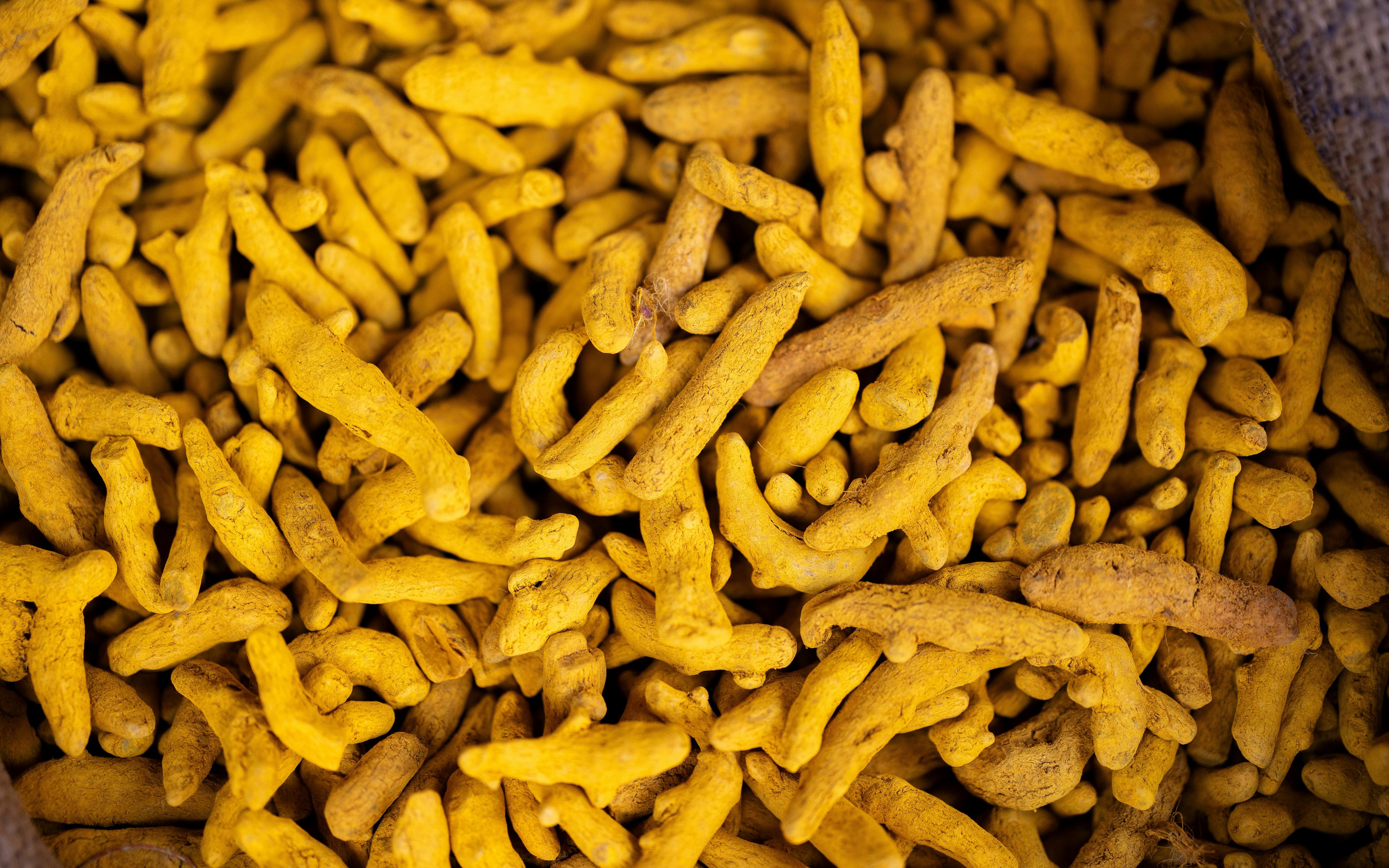 Turmeric Fingers Form Ground, Uncut Freshness Level Dried Delivery Form Bag, Sacks Origin Erode, Salem (tamil Nadu), Nizamabad (telangana)