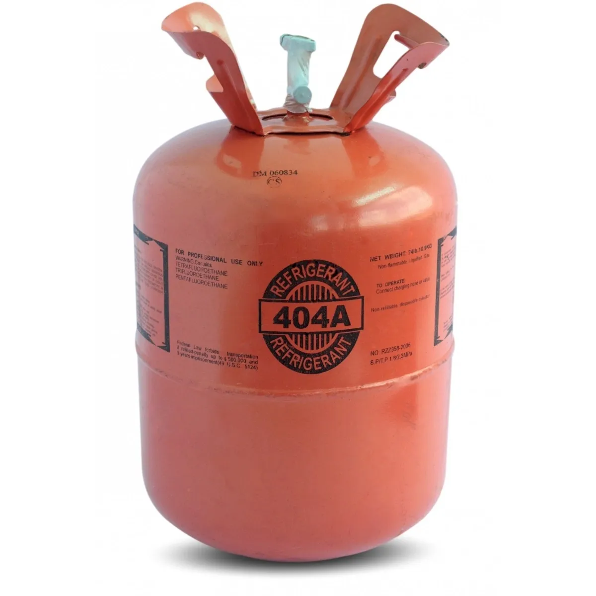 R404A Refrigerant Gas 10kg 99.9% Purity Steel Cylinder for Air Conditioning Systems YILDIRANCANAR GAS