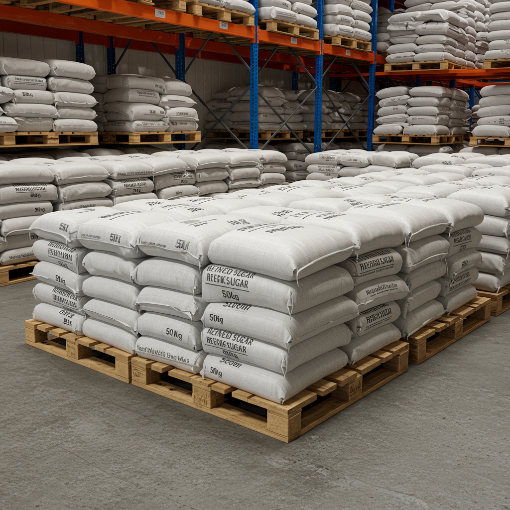 Bulk Supply Icumsa 45 Cane Sugar Natural Refined Sugar Excellent Sweetener for Industrial Food Processing