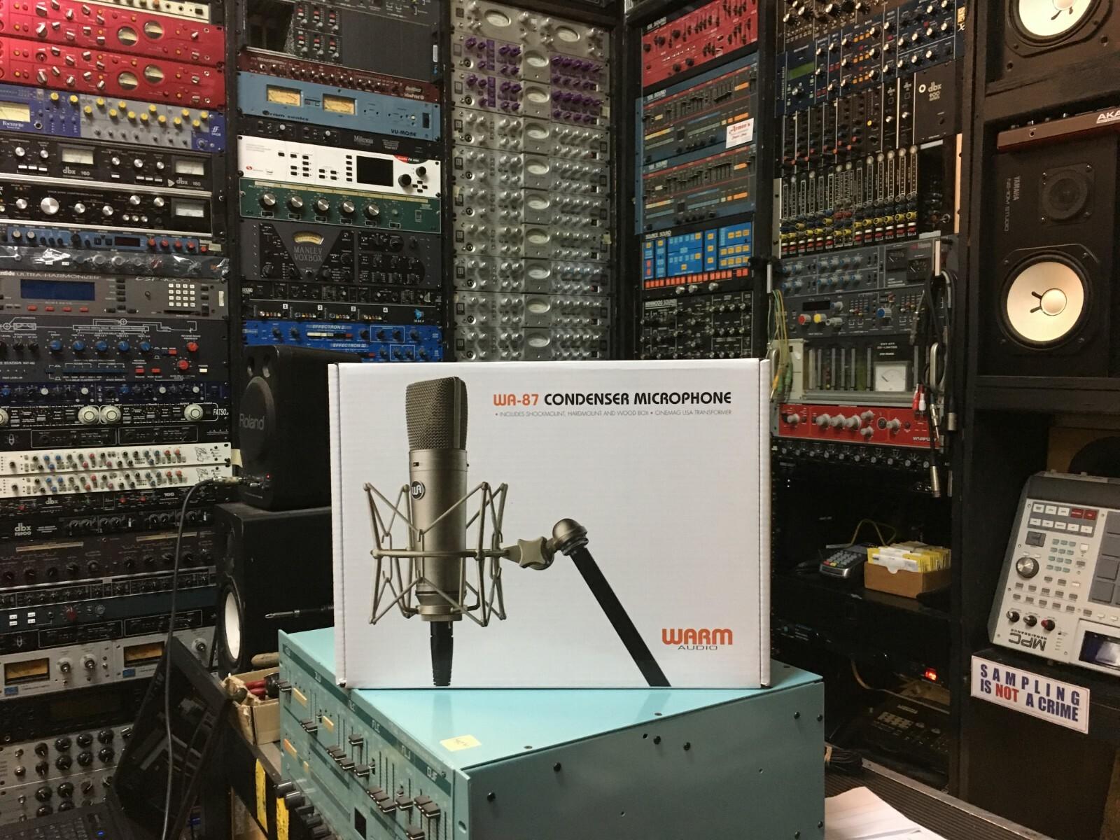 Warm Audio WA-87 Vintage-Style Condenser Nickel Mic old stock