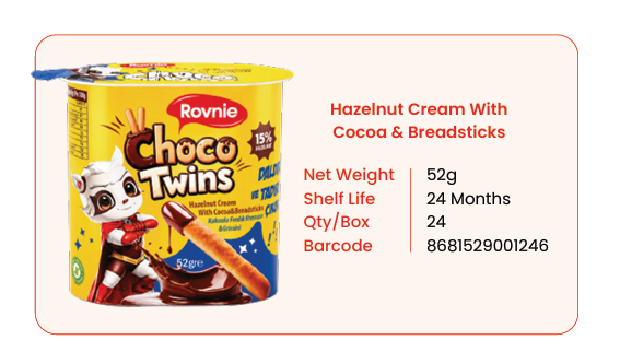 CACAO CREAM WITH STICKS