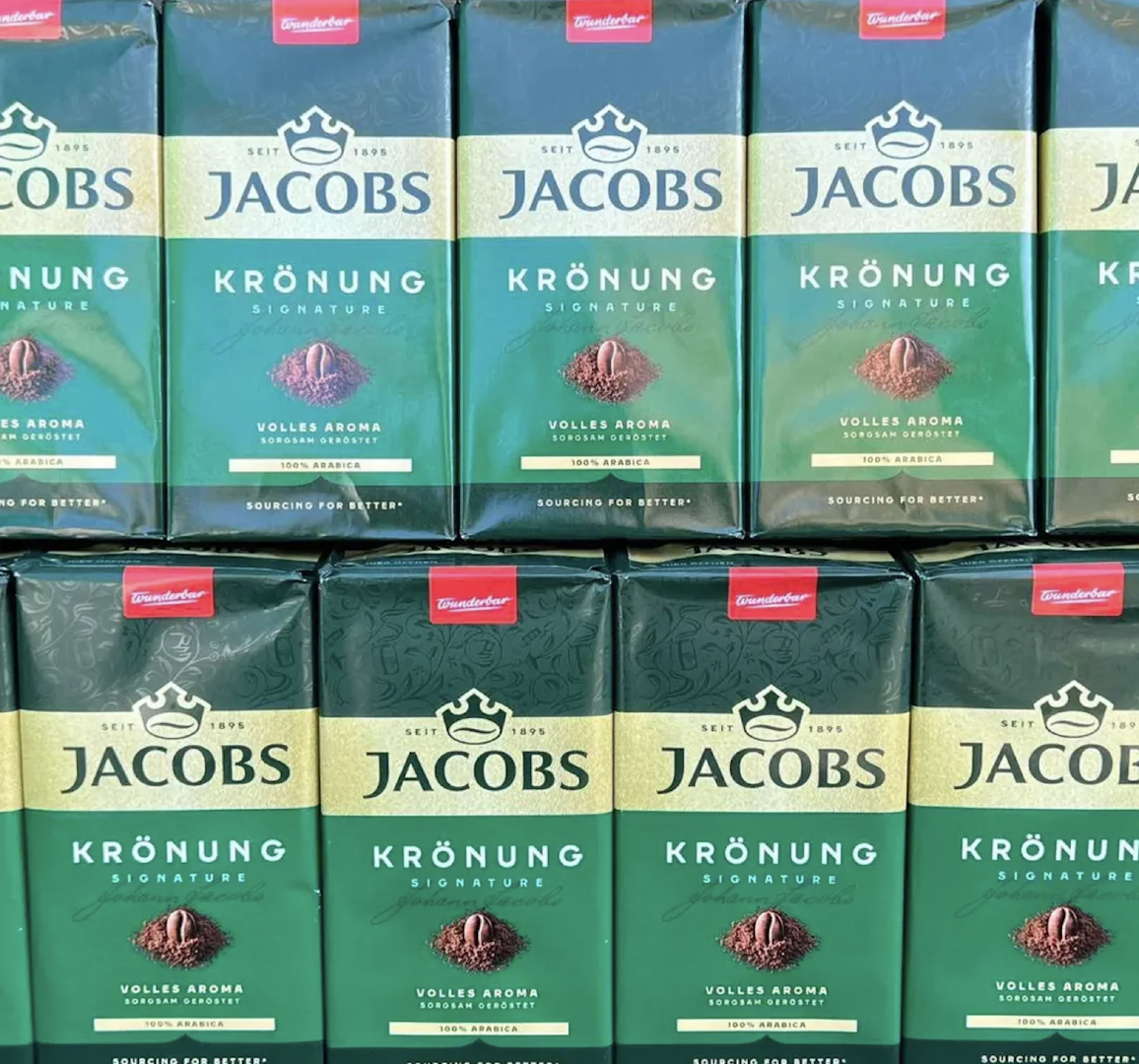 Premium Coffee Brands Jacobs Krönung Signature 100% Arabica Coffee 500g On Sale – product thumbnail, market insight supplier card