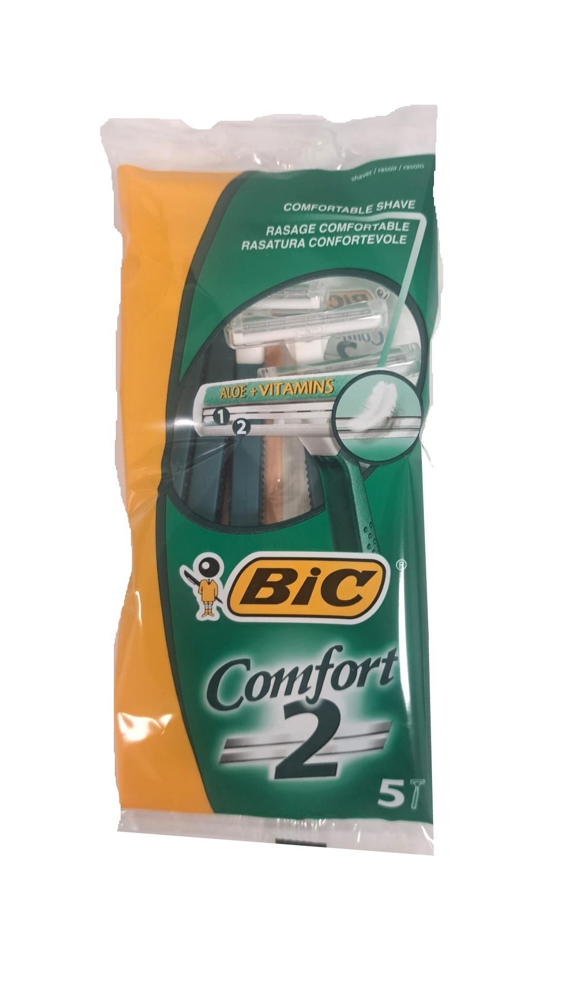 BIC Comfort 2 Pack of 5