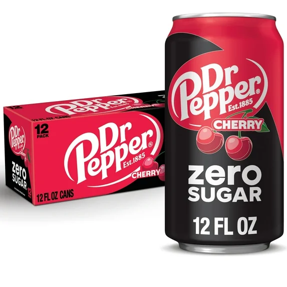 DR PEPPER CHERRY ZERO SUGAR CN, 12OZ/12PKX2