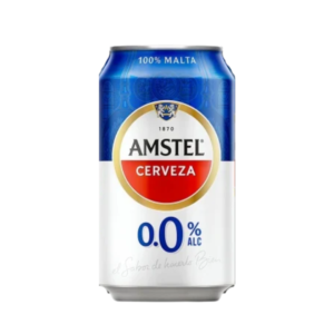 Amstel 0.0 Alcohol Free Beer, 330ml Non Alcoholic Lager Beer Green Tea Flavor 500ml Bottle Refreshing Alcohol Free Beverage Healthy Fruit Flavored Drink Social