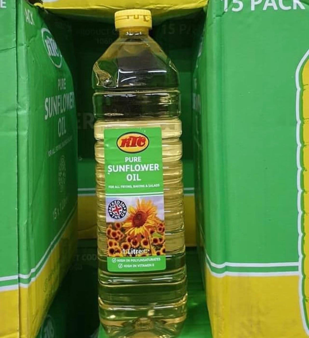 BEST BRAND COOKING OIL KTC SUNFLOWER COOKING OIL 1L,5L,20L PET BOTTLES SALE/HACCAP Compliance Edible Refined Oil