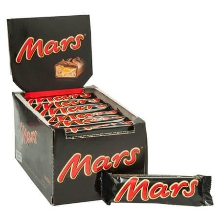 Best Quality Wholesale Mars Candies Confectionery Chocolates Sweet Mars Chocolate 51gX24 Packing
