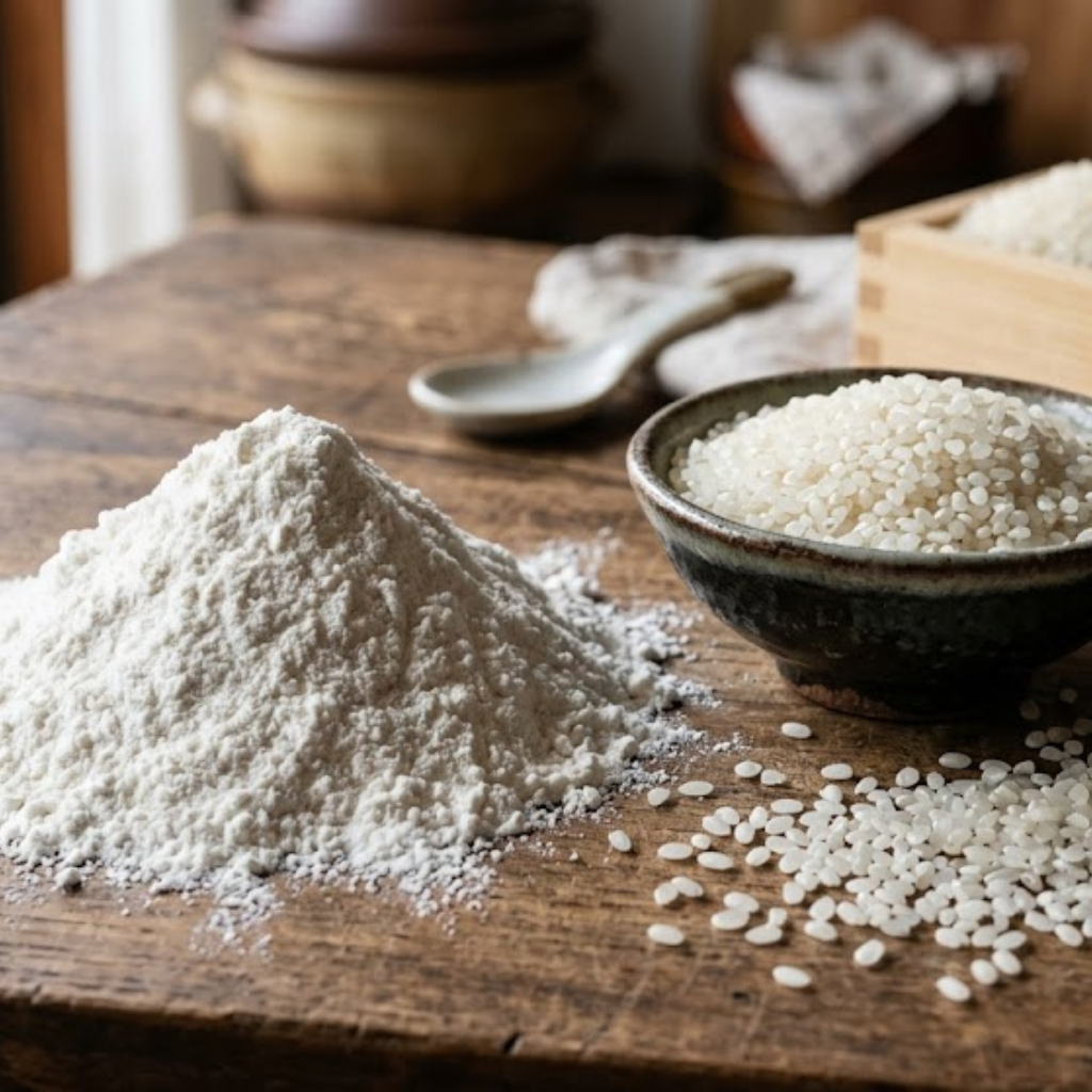 Japanese rice flour Origin Thailand Features Gluten-Free, Lactose-Free, Organic, Vegan Product Type Baby Food, Baked Goods, Cereals & Cereal Products