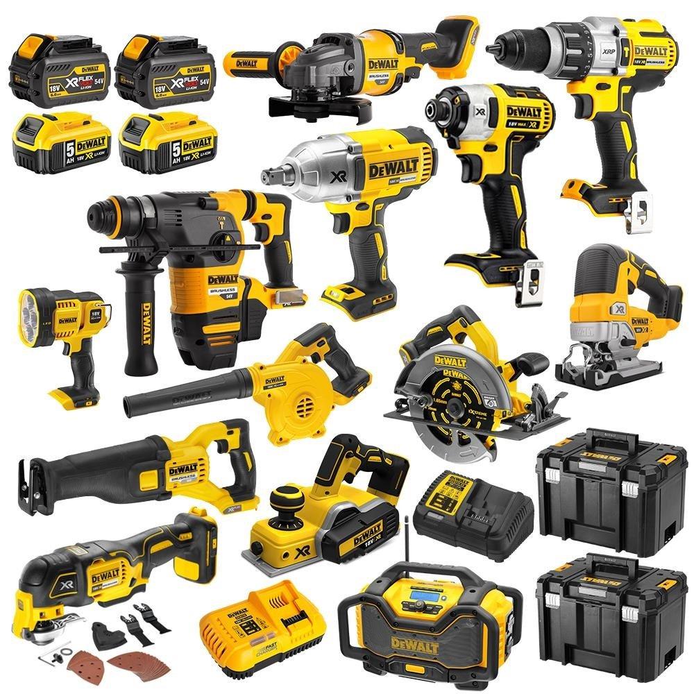 DCZ1399P2X2-XE 220-240V 9.0Ah/5.0Ah FlexVolt XR Li-Ion 13pc Industrial Grade Combo Kit Brushless Power Drill OEM 3-Year 