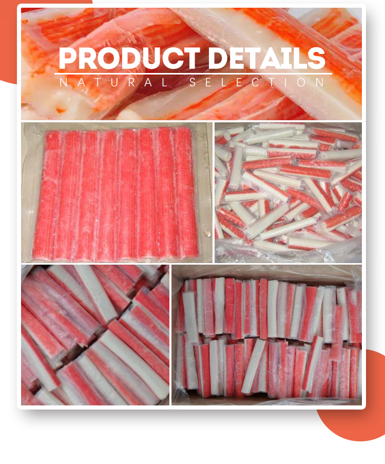 Any Frozen surimi crab surimi content freeze dried surimi crab stick product