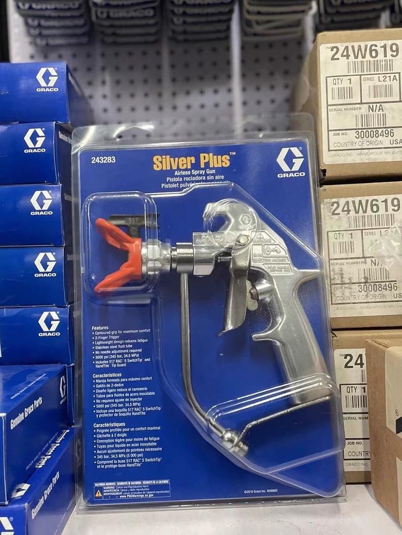 NEW GRACO 243283 Silver airless spray gun 