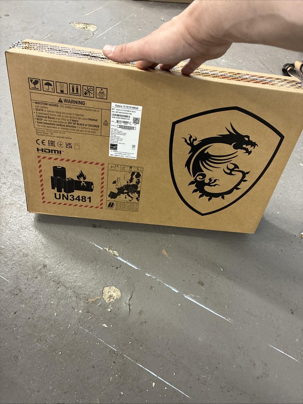 MSI Katana 15 HX B14WGK-293US 15.6