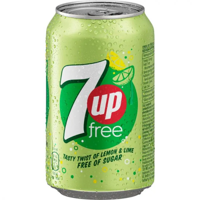7UP Soft Drinks Wholesale Delivery Form Can Features No Added Sugar