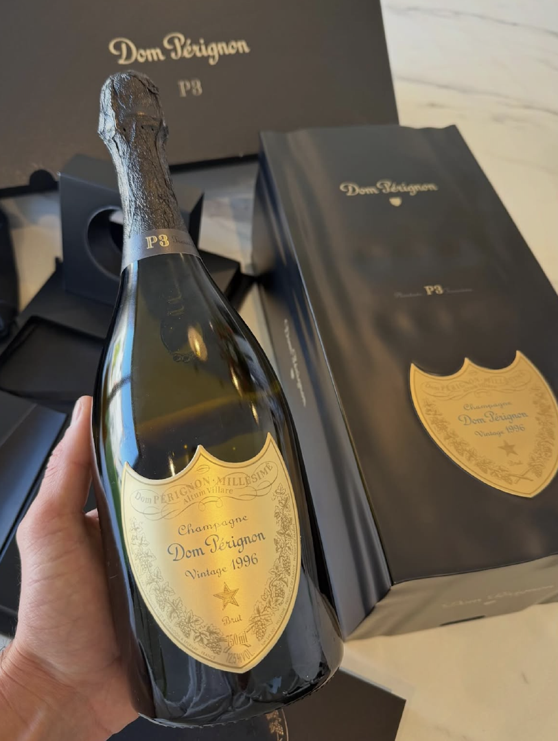 Rare Vintage CHAMPAGNE COLLECTION  Dom Pérignon Sparkling Wine  750ml Dom Pérignon Bottles On Sale