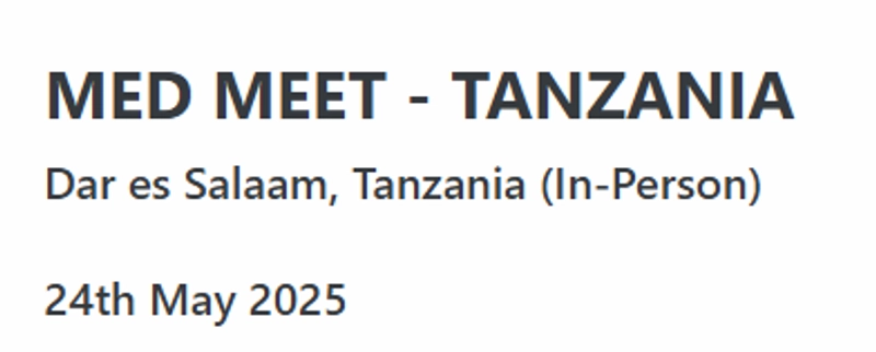 Discover MED MEET - TANZANIA: B2B Event Guide