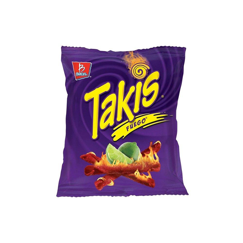 Popular among youth markets Takis offered in Fuego Blue Heat and Nitro flavors Takis chips packed for export