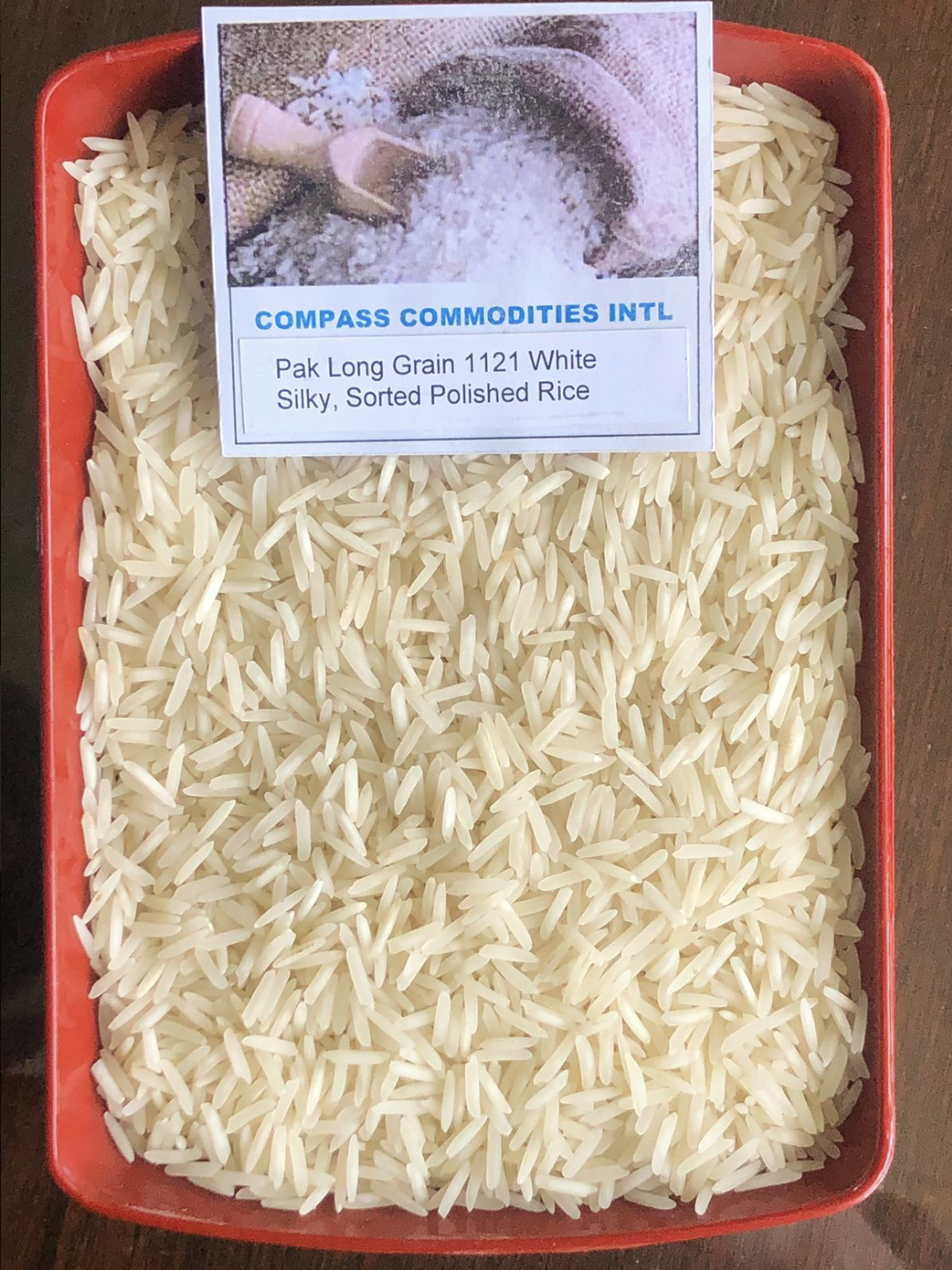 1121 White Basmati Rice Bag 1