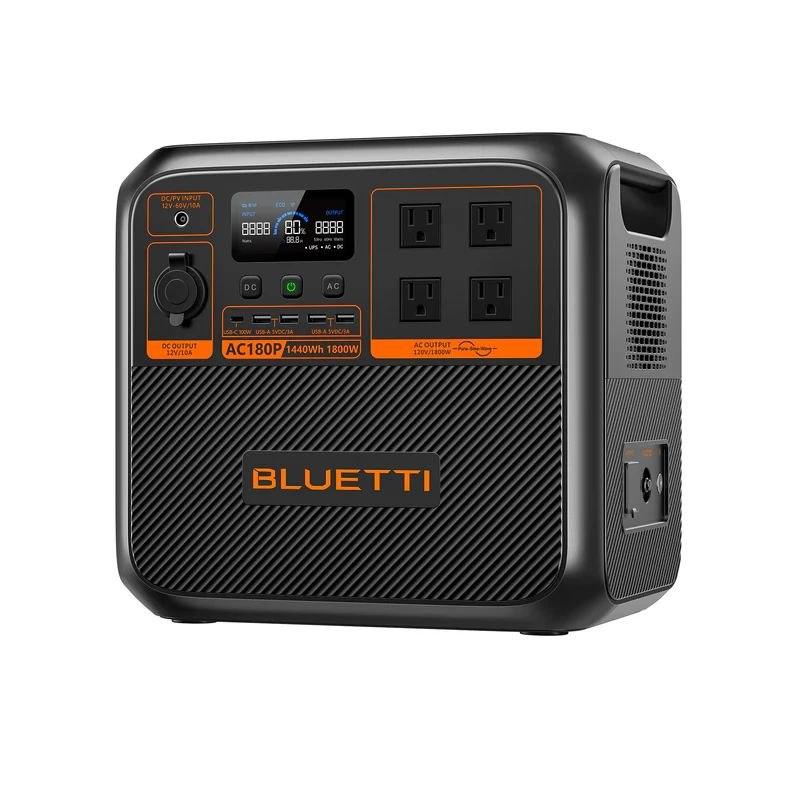 BLUETTI AC180P Portable Power Station LiFePO4 Battery | 1,800W 1,440Wh Wholesale Supply
