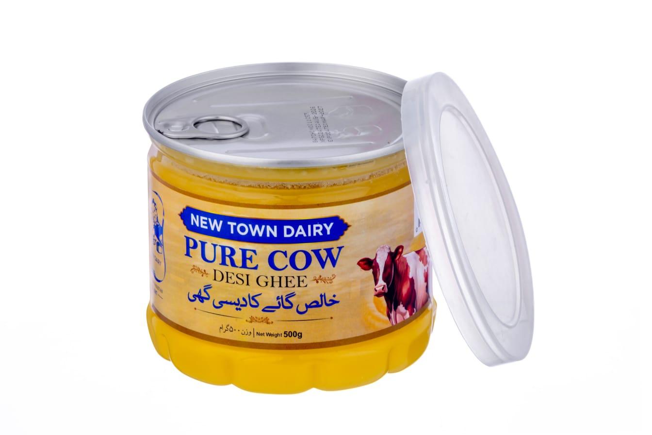 100% High Quality Pure Cow Desi Ghee 500g Packaging 99.7% Fat Natural Taste Premium Quality Clarified Butter Ghee