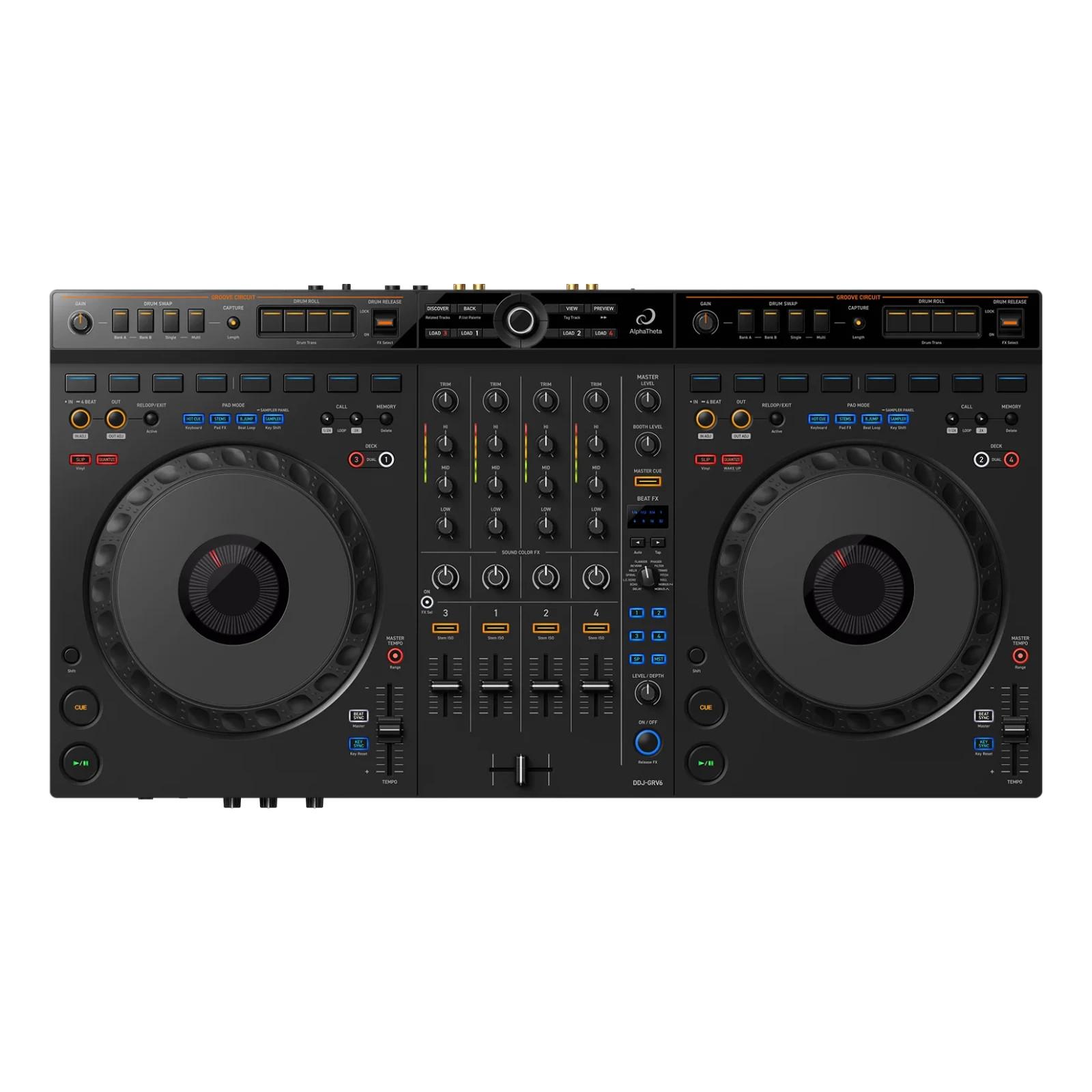 Pioneer DJ Alpha Theta DDJ-GRV6 4-Channel DJ Controller mixer BRAND NEW