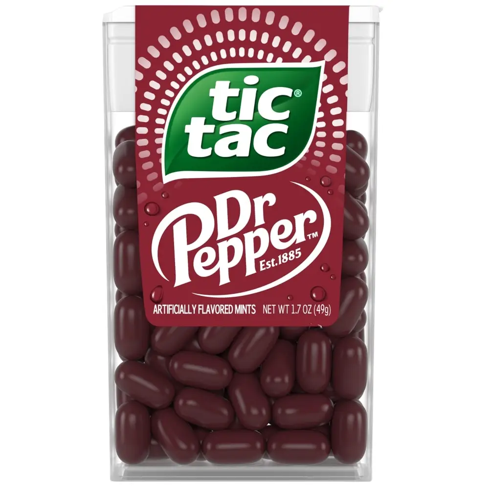 Tic Tac Dr Pepper Breath Mints 100 Ct 1.7oz 12 Pack