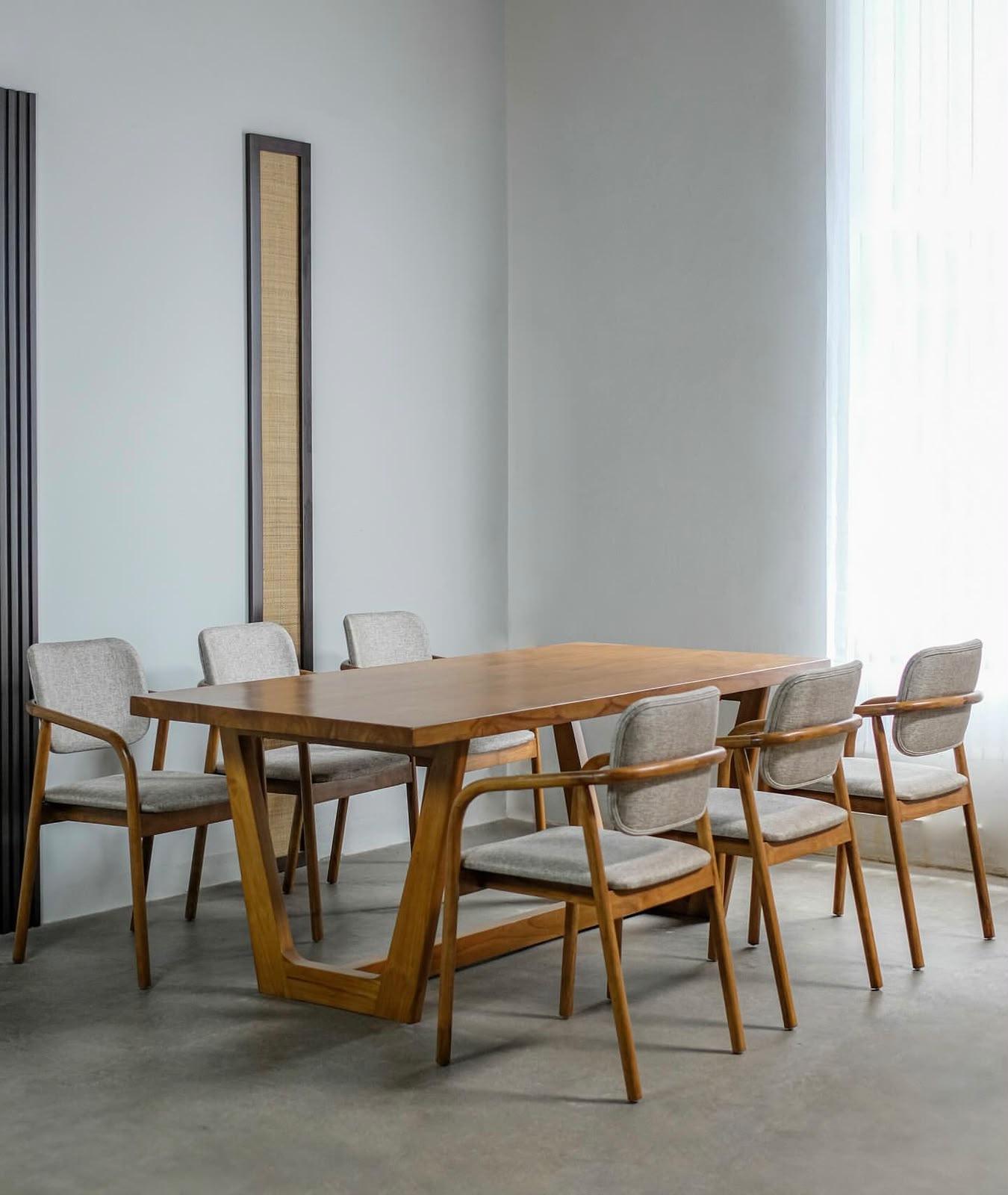 Dining set teak wood