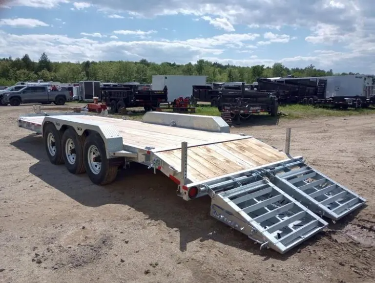 2024 N&N Trailers 7×20+3 Galvanized 22.5K Lowpro Equipment Trailer w/HD Full Width Ramps