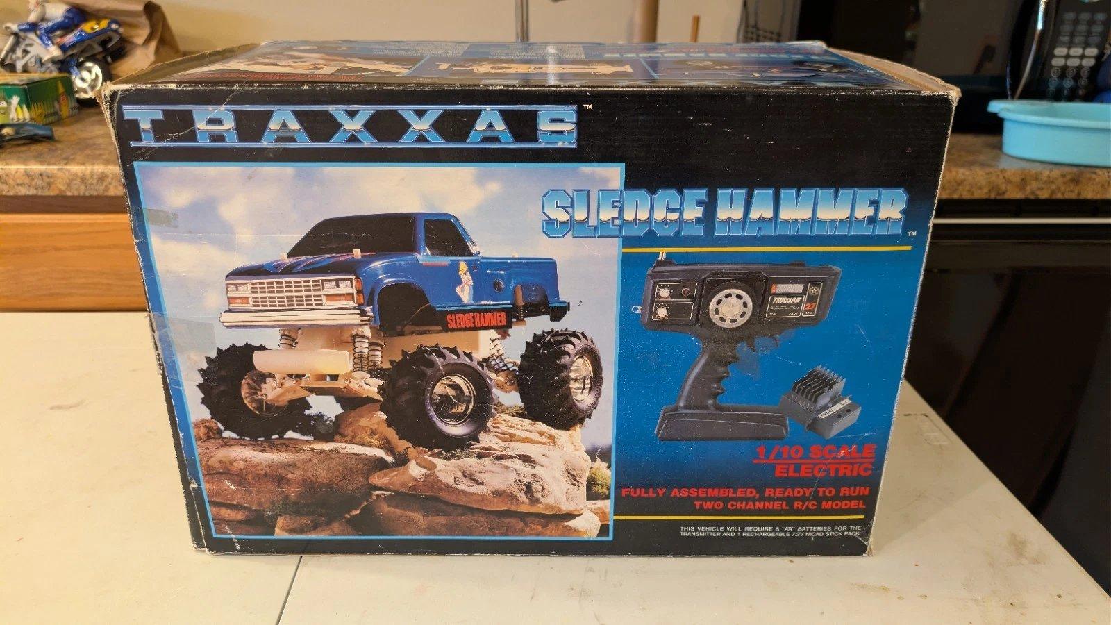 Vintage Traxxas Sledgehammer Complete And Original With Original Controller BOX!