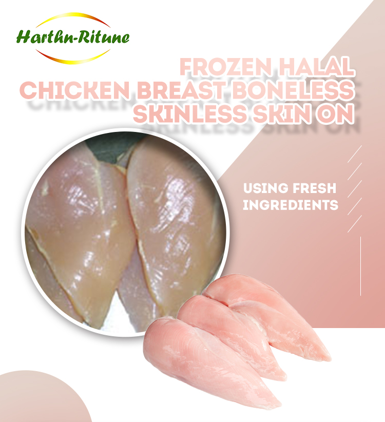 Good quality low price frozen boneless skinless halal chicken breast fillets