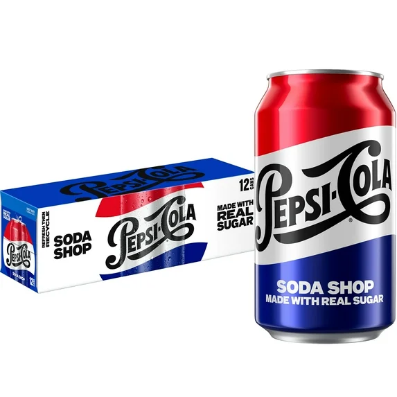 PEPSI REAL SUGAR CN, 12OZ/12PKX2