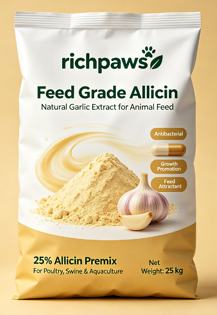 Garlic Allicin 25% (ANIMEL FEED SUPPLIMENT)