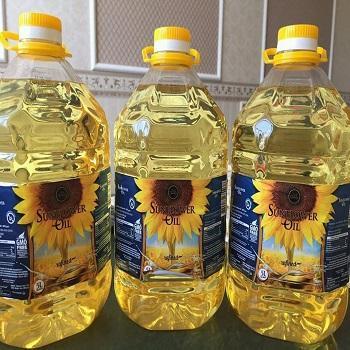 Refined Sunflower Oil in 1L, 3L, and 5L PET Bottles