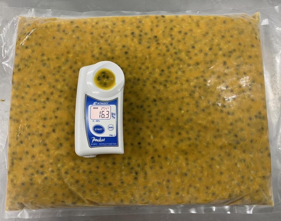 Frozen Passion Fruit Cubes