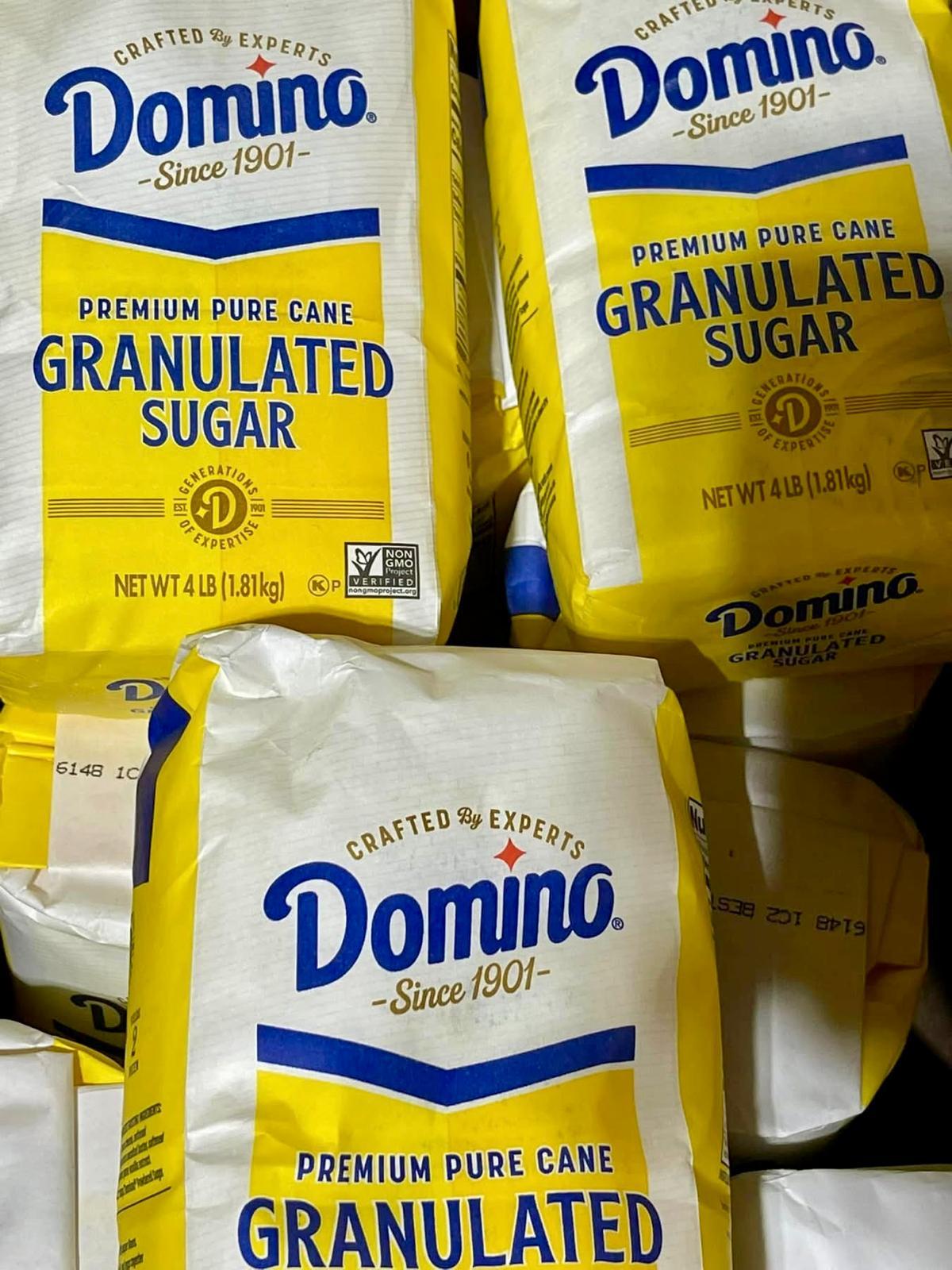 TRUSTED BRANDS DOMINO PREMIUM PURE CANE SUGAR 1.81Kg/WHITE GRANULATED SUGAR 4LB EXPORT QUALITY