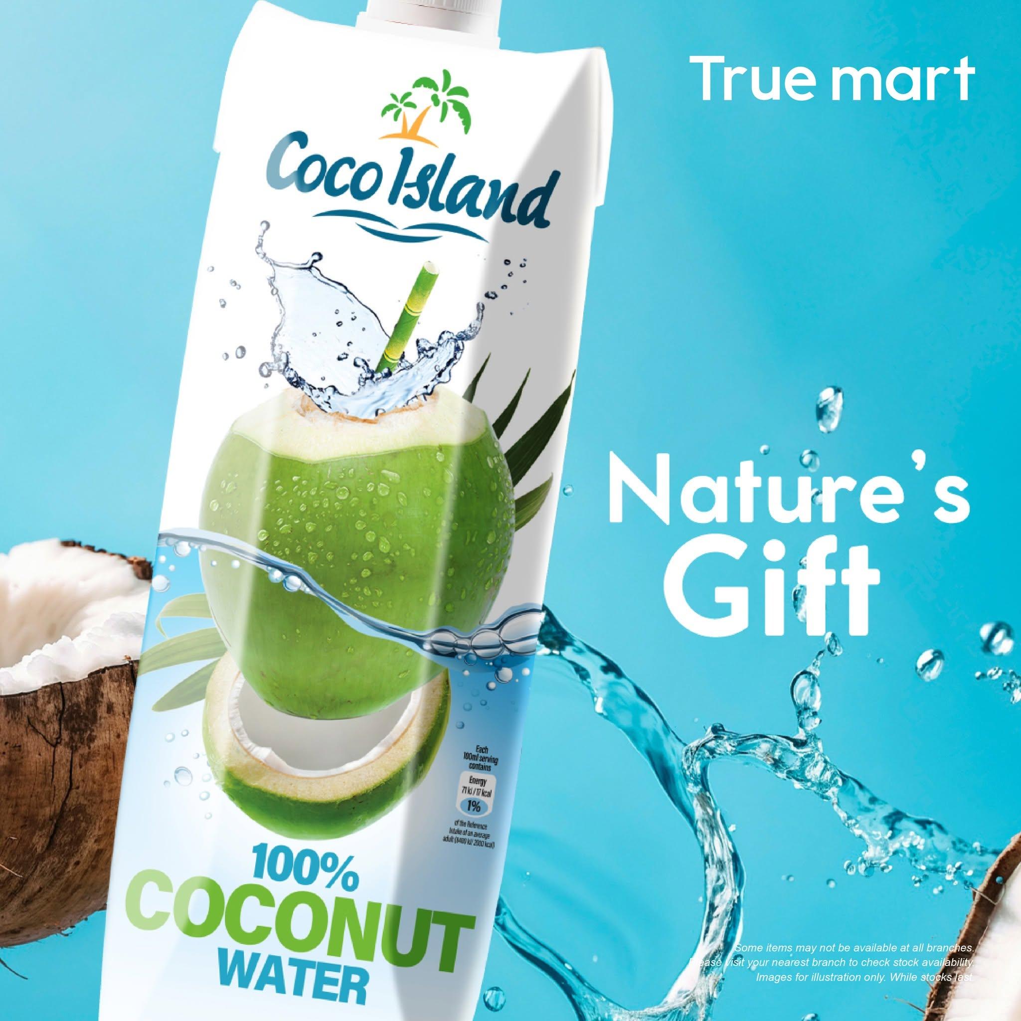 Sparkling 100% Coconut water