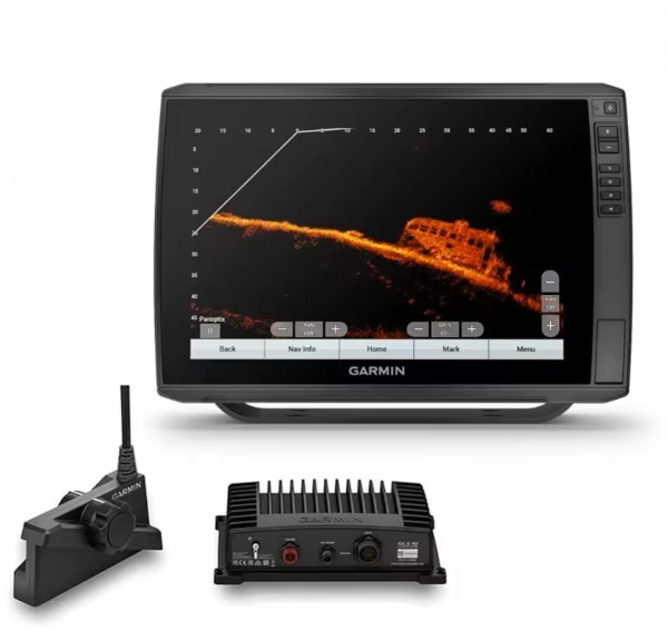 Garmin ECHOMAP Ultra 2 126sv 12 Inch Chartplotter Fish Finder LiveScope Plus Bundle Black