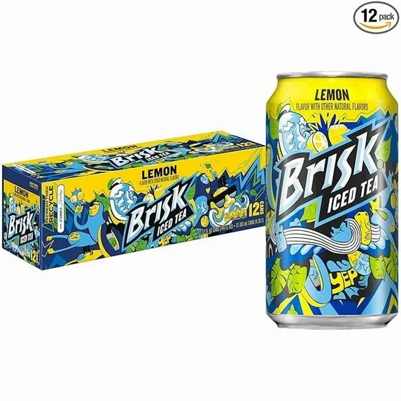 BRISK LEMON ICED TEA CN, 12OZ/12PKX2