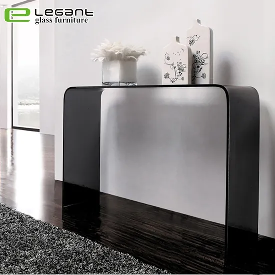 Glass Console Table in Office Space