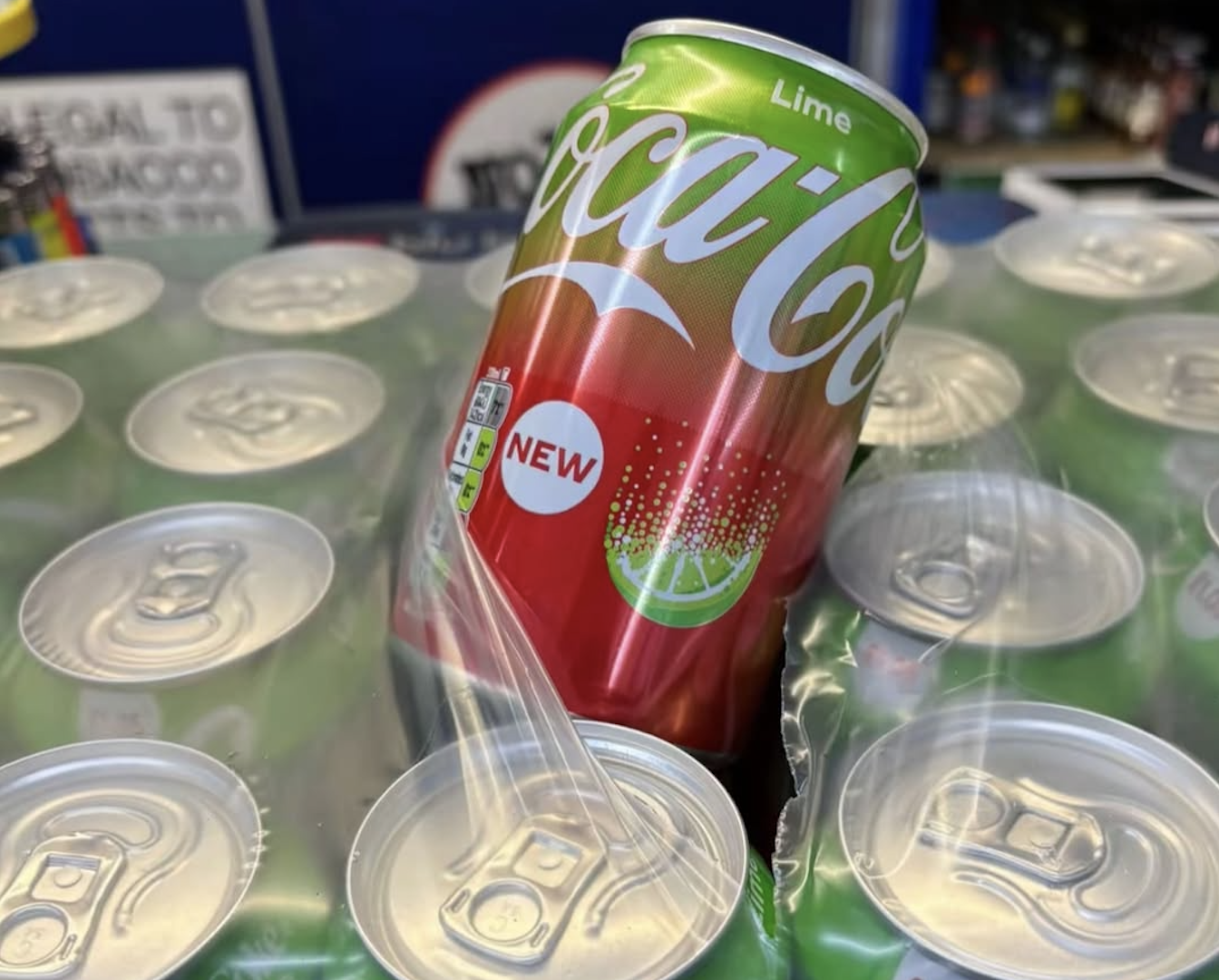 CLASSIC Coca-Cola Zero Sugar 355ml x 20 Recyclable Cans Sale Flavor Classic, Lime Features No Added Sugar Delivery Form Bottle, Can